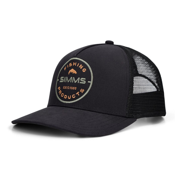 Simms Double Haul Trucker - Black Rounder i gruppen Nyheter / Simms Nyheder hos Sportfiskeprylar.se (14035-1455-00)