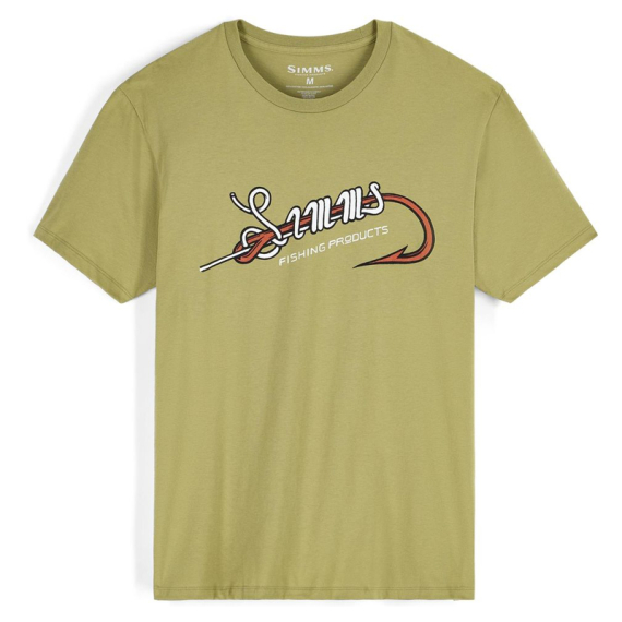 Simms Hook & Loop T-Shirt Tent Green i gruppen Klær Og Fottøy / Klær / T-Skjorte hos Sportfiskeprylar.se (14102-1347-20r)