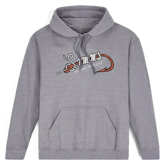 Simms Hook and Loop Hoody Grey Heather i gruppen Klær Og Fottøy / Klær / Gensere / Hettegensere hos Sportfiskeprylar.se (14145-067-20r)