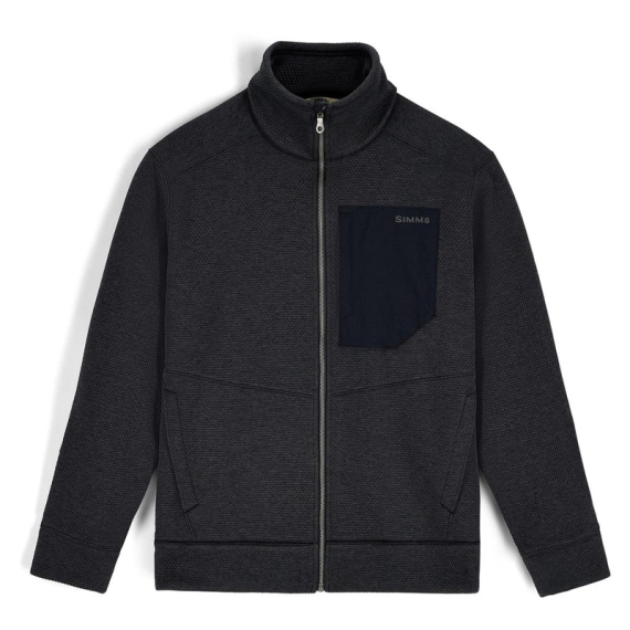 Simms Harbor Fleece Black Heather i gruppen Klær Og Fottøy / Klær / Jakker / Fleecejakke hos Sportfiskeprylar.se (14216-010-20r)