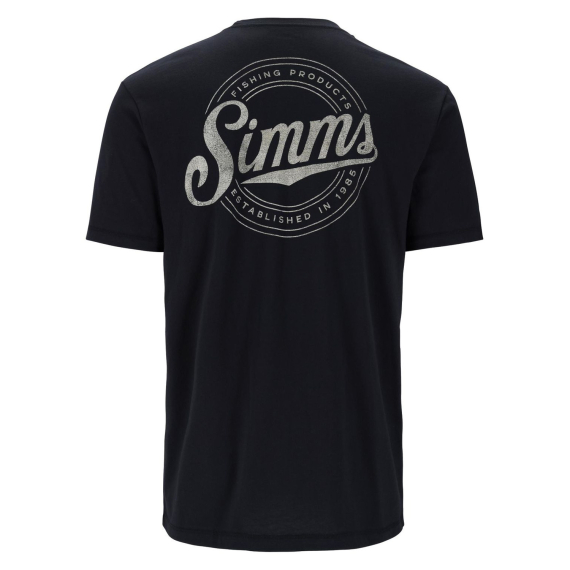 Simms Circle Lockup T-Shirt Black i gruppen Klær Og Fottøy / Klær / T-Skjorte hos Sportfiskeprylar.se (14273-001-20r)