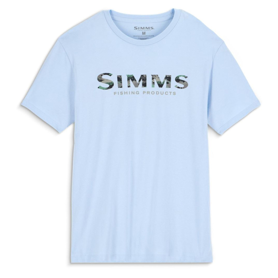 Simms Shroud Fill Logo T-Shirt Sky Blue i gruppen Klær Og Fottøy / Klær / T-Skjorte hos Sportfiskeprylar.se (14276-434-20r)