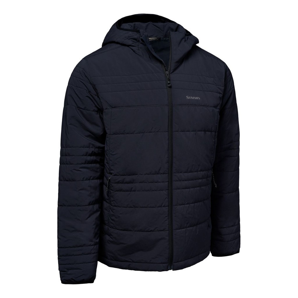 Simms Fall Run Hooded Jacket Black i gruppen Klær Og Fottøy / Klær / Jakker / Dun- og syntetfôrede jakker hos Sportfiskeprylar.se (14518-001-30r)