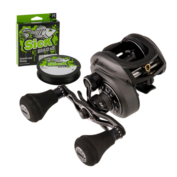 Abu Garcia Revo Beast 41 & Sick Braid i gruppen Sneller / Lavprofilsneller / Lavprofilsneller hos Sportfiskeprylar.se (1479947WITHBRAID)