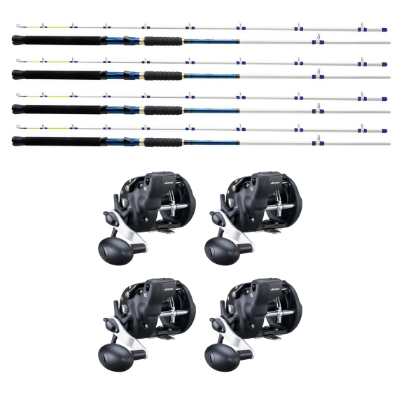 Okuma Magda Finn 7\'0 15-30lbs w. Magda Pro 20DXT Trolling Combo 4-Pack i gruppen Kombinasjoner / Trollingsett hos Sportfiskeprylar.se (154114NO-4-PACK)