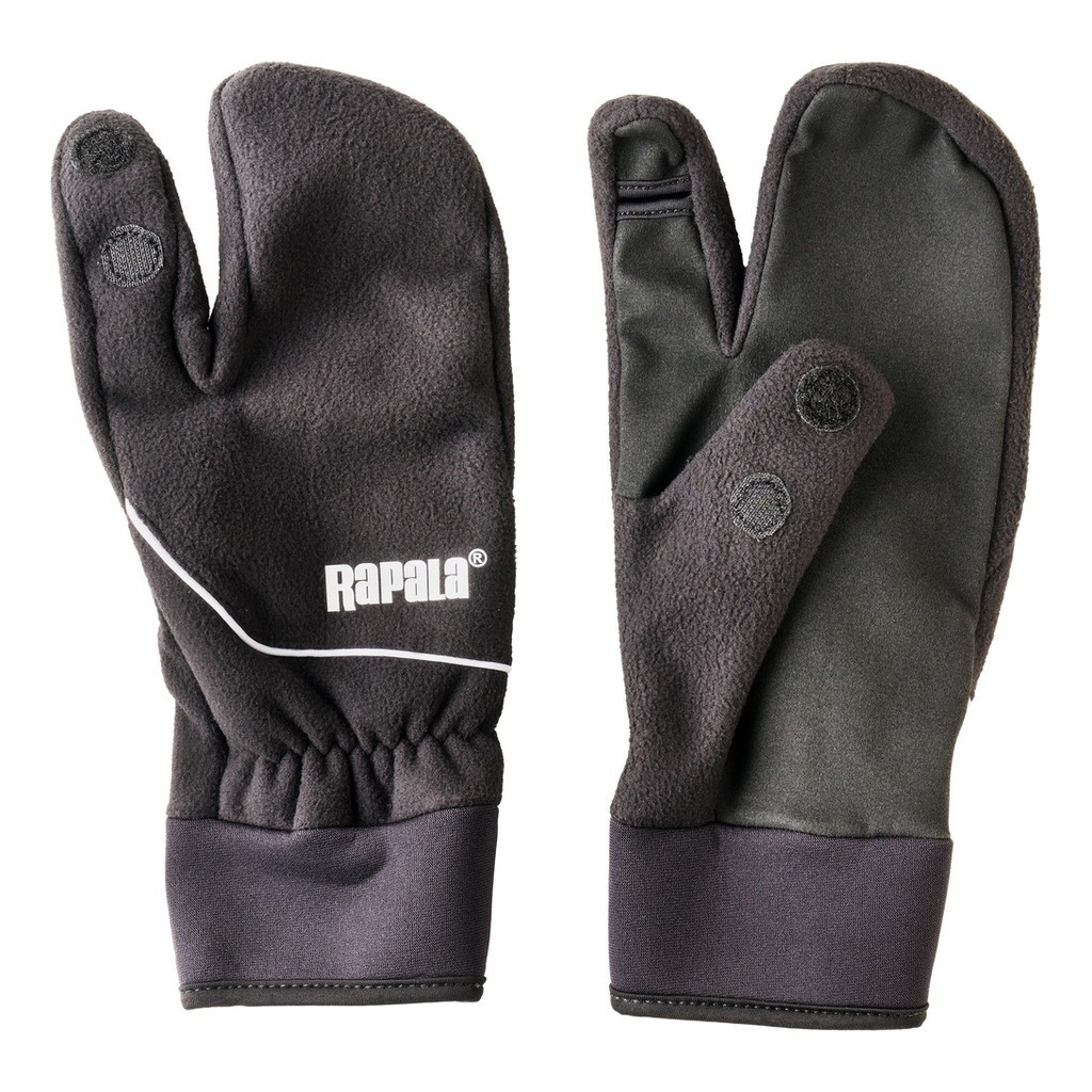 Rapala Soft Shell Open Finger Lobster Gloves Black i gruppen Klær Og Fottøy / Klær / Hansker hos Sportfiskeprylar.se (154661NOr)