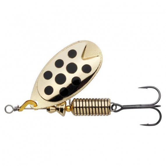 Abu Garcia Fast Attack 4.5g - LF Gold/Black Dot i gruppen Sluker / Spinners / Inlinespinnare hos Sportfiskeprylar.se (1549850)