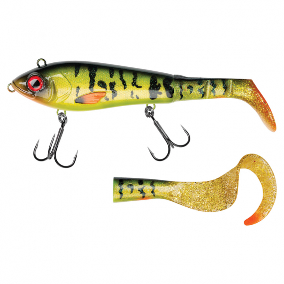 Svartzonker McHybrid 16,5cm, 74g - Fire Bass i gruppen Sluker / Tailbaits Og Hybrid Baits hos Sportfiskeprylar.se (1550108)