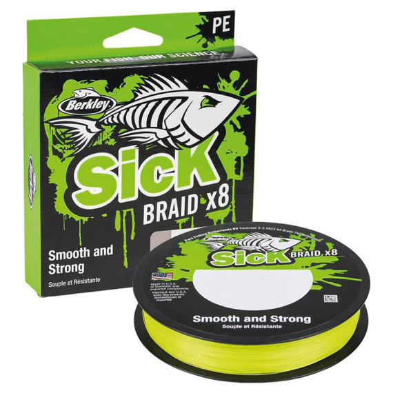 Berkley Sick Braid Hv Yellow 2000m i gruppen Snører / Multifilament hos Sportfiskeprylar.se (1573265r)