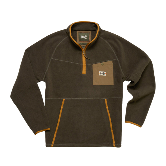 Howler Bro\'s Free Range Fleece Pullover Army i gruppen Klær Og Fottøy / Klær / Gensere / Fleecegenser hos Sportfiskeprylar.se (157925F-ARM-Sr)