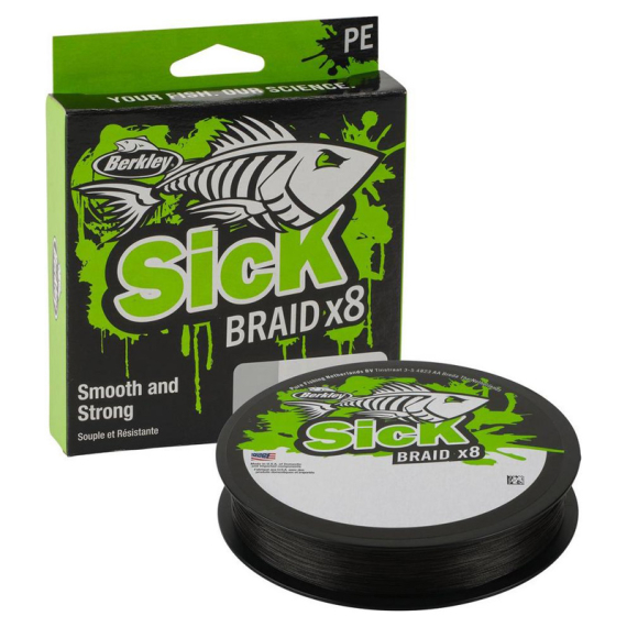 Berkley Sick Braid Black 150m i gruppen Snører / Multifilament hos Sportfiskeprylar.se (1596686r)