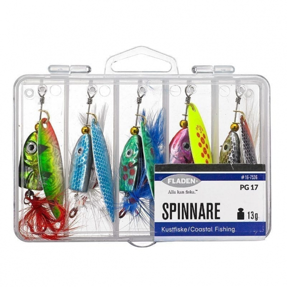 Fladen Spinnare (5-pack) - 13g i gruppen Sluker / Sluksett hos Sportfiskeprylar.se (16-7536)