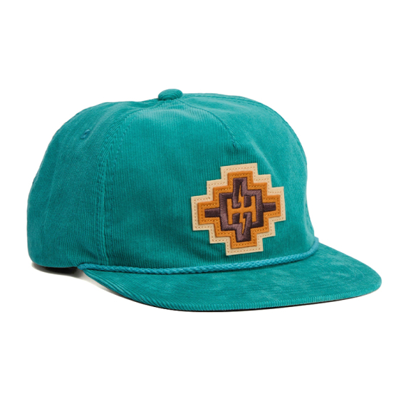 Howler Bro\'s Unstructured Snapback Hats H Bolt Motif - Teal Corduroy i gruppen Klær Og Fottøy / Caps Og Annet Hodeplagg / Caps hos Sportfiskeprylar.se (160525F-TEA)