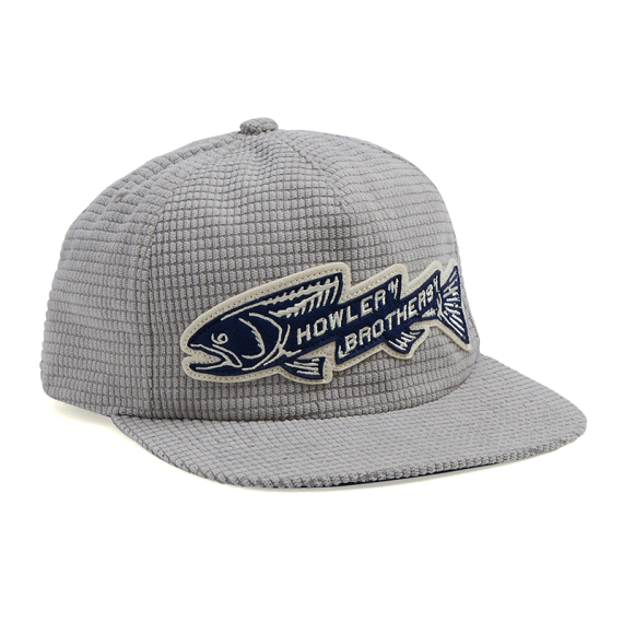 Howler Bros Unstructured Snapback Hats Trout Bolt - Grey Grid Corduroy i gruppen Klær Og Fottøy / Caps Og Annet Hodeplagg / Caps hos Sportfiskeprylar.se (160526S-TRO)