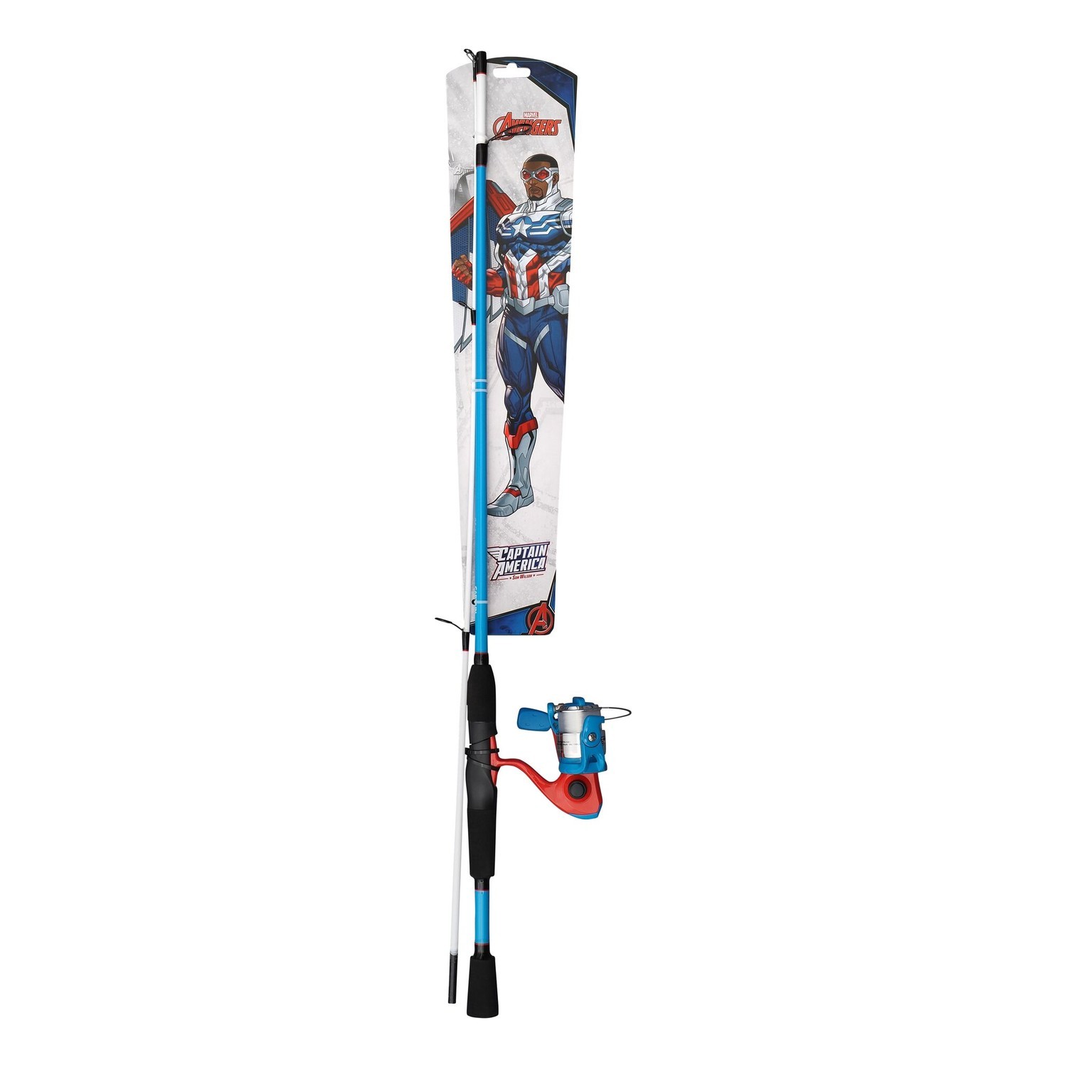 Shakespeare Marvel Captain America Spinning Combo - 5\'6\'\' 5-20g i gruppen Kombinasjoner / Spinnsett / Allround Spinnsett hos Sportfiskeprylar.se (1610326)