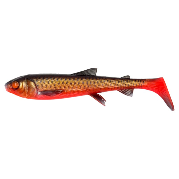 Savage Gear 3D Whitefish Shad 27cm, 152g - Black Red i gruppen Sluker / Softbaits / Gjedde Softbaits hos Sportfiskeprylar.se (1618608)