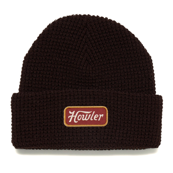 Howler Bro\'s Hawkeye Beanie Howler Script - Dark Brown i gruppen Klær Og Fottøy / Caps Og Annet Hodeplagg / Caps hos Sportfiskeprylar.se (162225F-BRO)