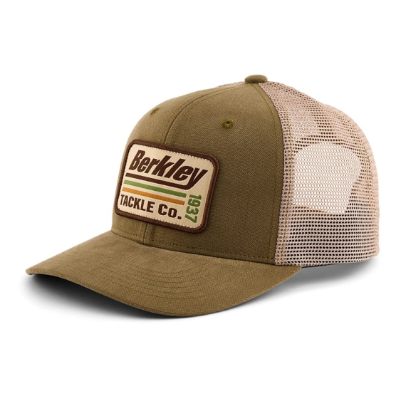 Berkley Berkley Striper Trucker Cap - Olive/Khaki i gruppen Klær Og Fottøy / Caps Og Annet Hodeplagg / Caps / Trucker Caps hos Sportfiskeprylar.se (1639994)