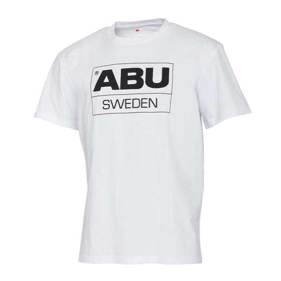 Abu Garcia Legacy Sweden Logo Tee White i gruppen Klær Og Fottøy / Klær / T-Skjorte hos Sportfiskeprylar.se (1642599r)
