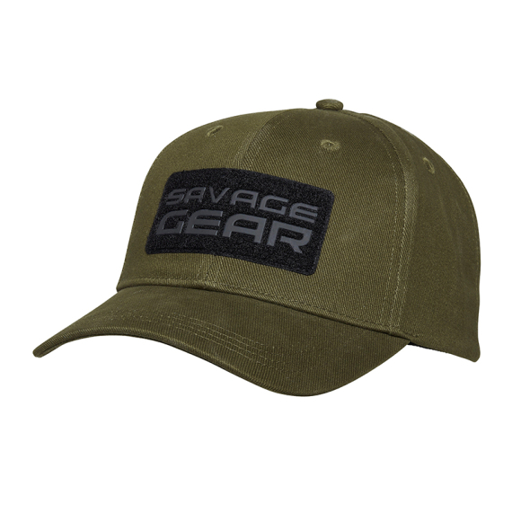 Savage Gear Badge Baseball Cap - Green i gruppen Klær Og Fottøy / Caps Og Annet Hodeplagg / Caps hos Sportfiskeprylar.se (1642627)