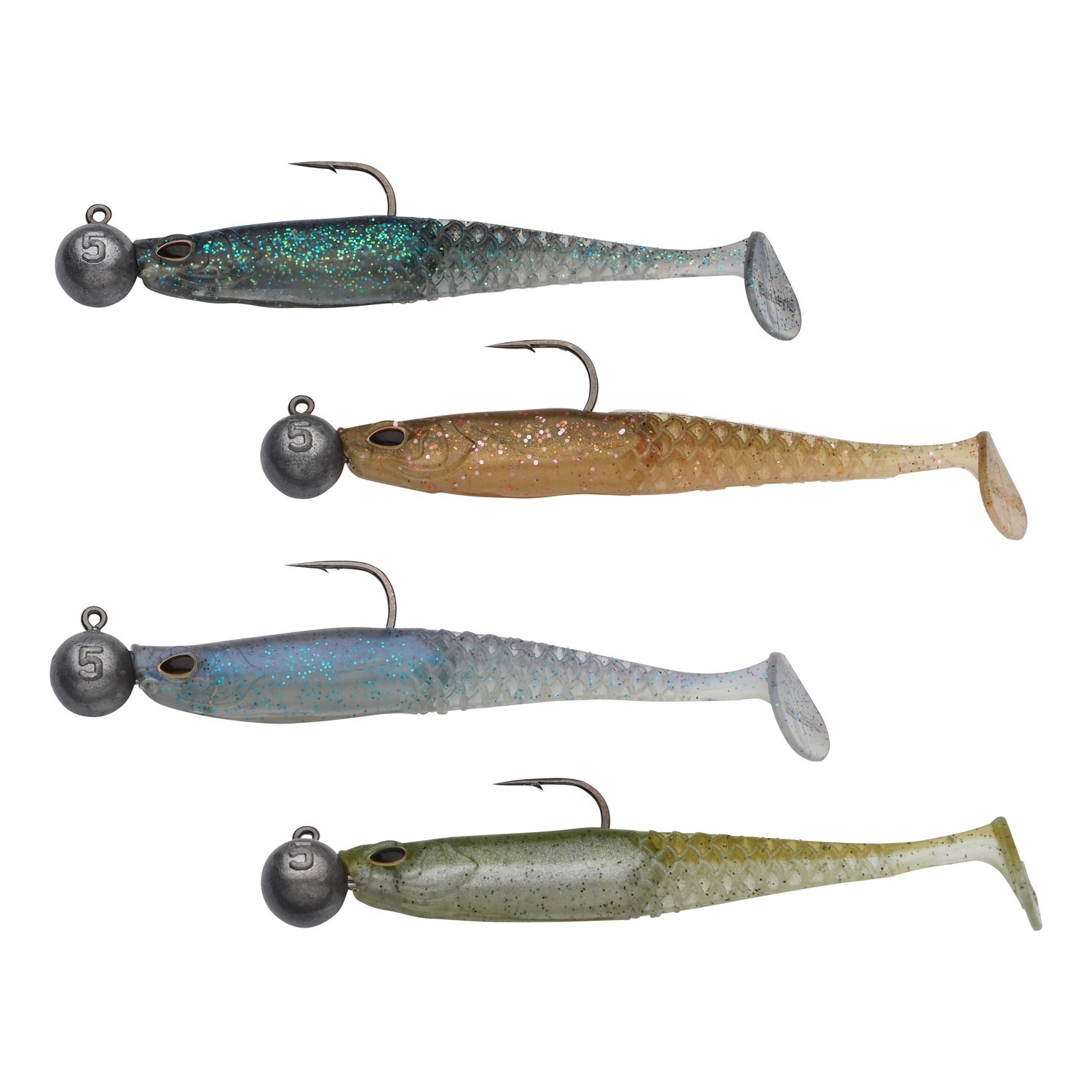 Berkley Cullshad Slim Ready To Fish Mixpack i gruppen Sluker / Softbaits / Abbor Softbaits Og Gjørs Softbaits hos Sportfiskeprylar.se (1655583r)