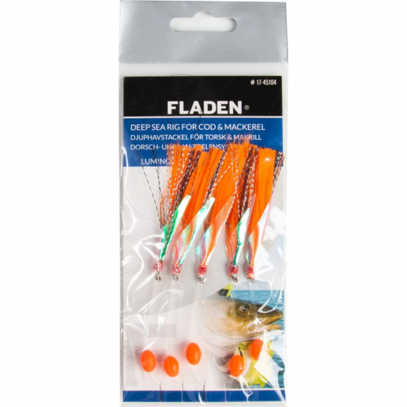 Fladen Luminous Silk Hooks Size 1/0 Orange i gruppen Sluker / Havfiskepilker / Hekler Og Havfisketakkel hos Sportfiskeprylar.se (17-45104)