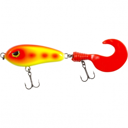 Maxximus Predator Tail-or Jr 30 gram Yellow & Red i gruppen Sluker / Tailbaits Og Hybrid Baits hos Sportfiskeprylar.se (18-713011)