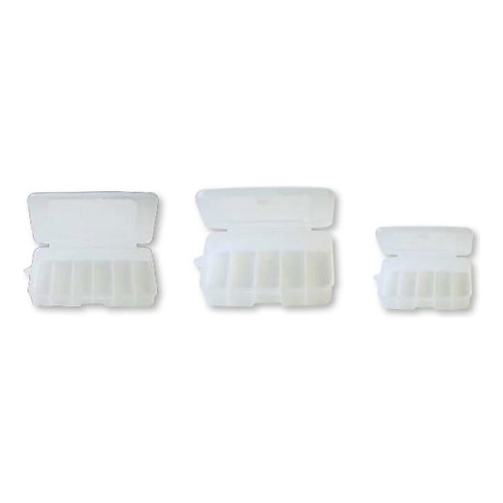 Baitbox clear 6 Compartments 110x200mm i gruppen Oppbevaring / Utstyrsskrin / Slukboks hos Sportfiskeprylar.se (1924)