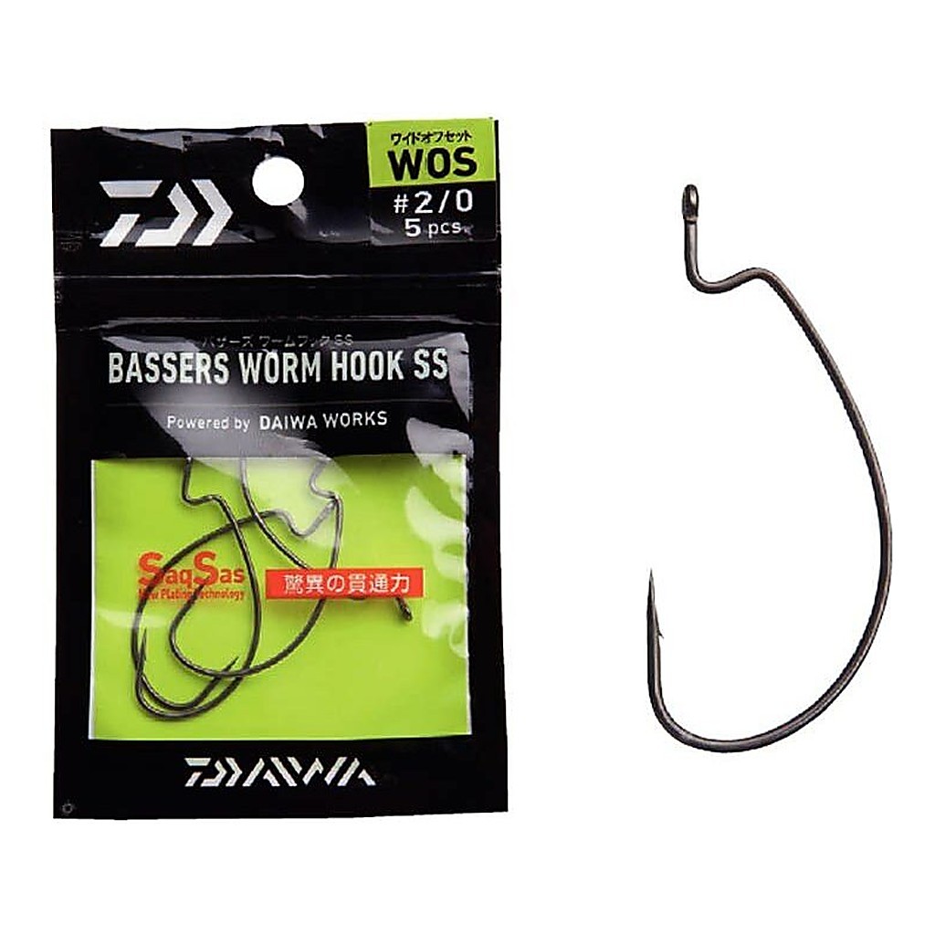 Daiwa Bassers Worm Hook Wos i gruppen Kroker Og Terminal Takkel / Kroker / Offset Kroker hos Sportfiskeprylar.se (196151r)