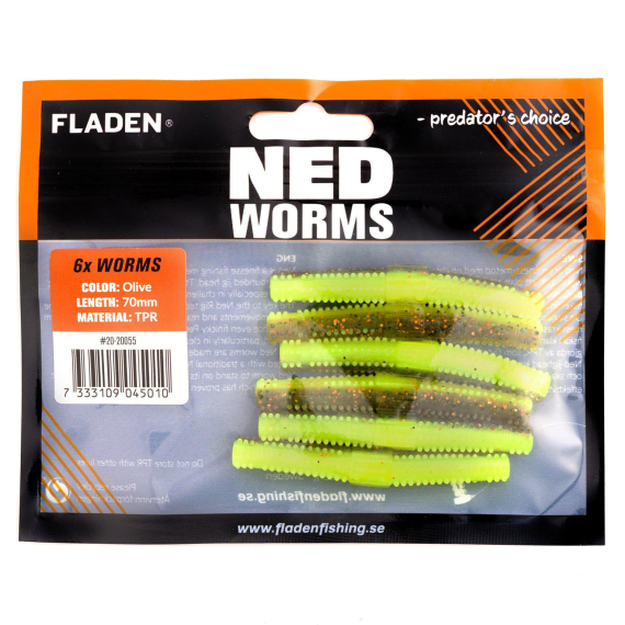 Fladen NED worm i gruppen Fiskemetoder / Spinnfiske / Sluker / Softbaits / Kreps Og hos Sportfiskeprylar.se (20-20051r)
