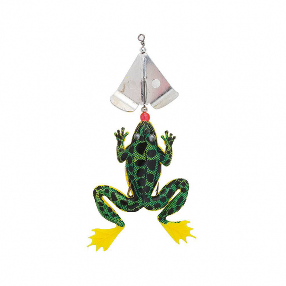 Fladen Groda Big m. Roterande Sked 18cm, 45g i gruppen Sluker / Overflate Baits hos Sportfiskeprylar.se (20-57180-03r)