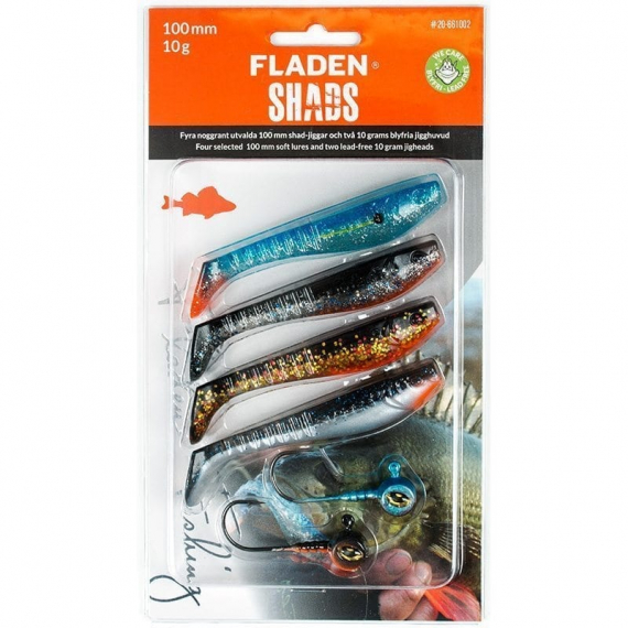 Fladen Jig Assortment Shad 80mm Colour combo 2 i gruppen Sluker / Sluksett hos Sportfiskeprylar.se (20-660802)