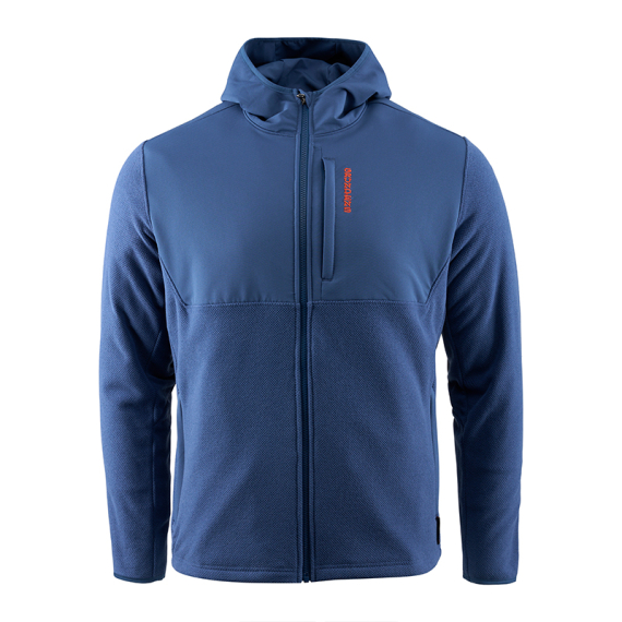 Grundéns Bering Fleece Pro FZ Hoodie Blue Abyss i gruppen Klær Og Fottøy / Klær / Gensere / Hettegensere hos Sportfiskeprylar.se (20069-482-0014r)