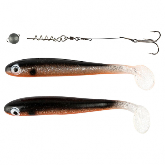 IFISH The Demon 15cm, 2-pack ink. Stinger & 5g Link Head - Silver Sally i gruppen Sluker / Softbaits / Gjedde Softbaits hos Sportfiskeprylar.se (20217052)