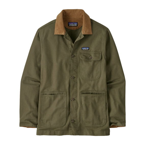 Patagonia M\'s Point Reyes Canvas Jacket Basin Green i gruppen Klær Og Fottøy / Klær / Jakker / Skalljakke hos Sportfiskeprylar.se (20250-BSNG-Sr)
