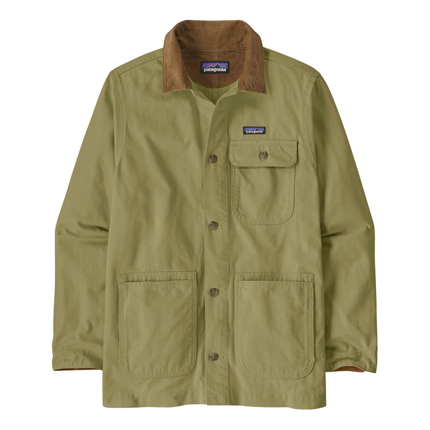 Patagonia M\'s Point Reyes Canvas Jacket Gumtree Green i gruppen Klær Og Fottøy / Klær / Jakker / Skalljakke hos Sportfiskeprylar.se (20250-GMTG-Sr)