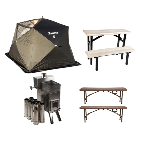 IFISH Sauna 5 Complete i gruppen Outdoor / Isfisketelt Tilbehør / Isfisketelt hos Sportfiskeprylar.se (20254831)