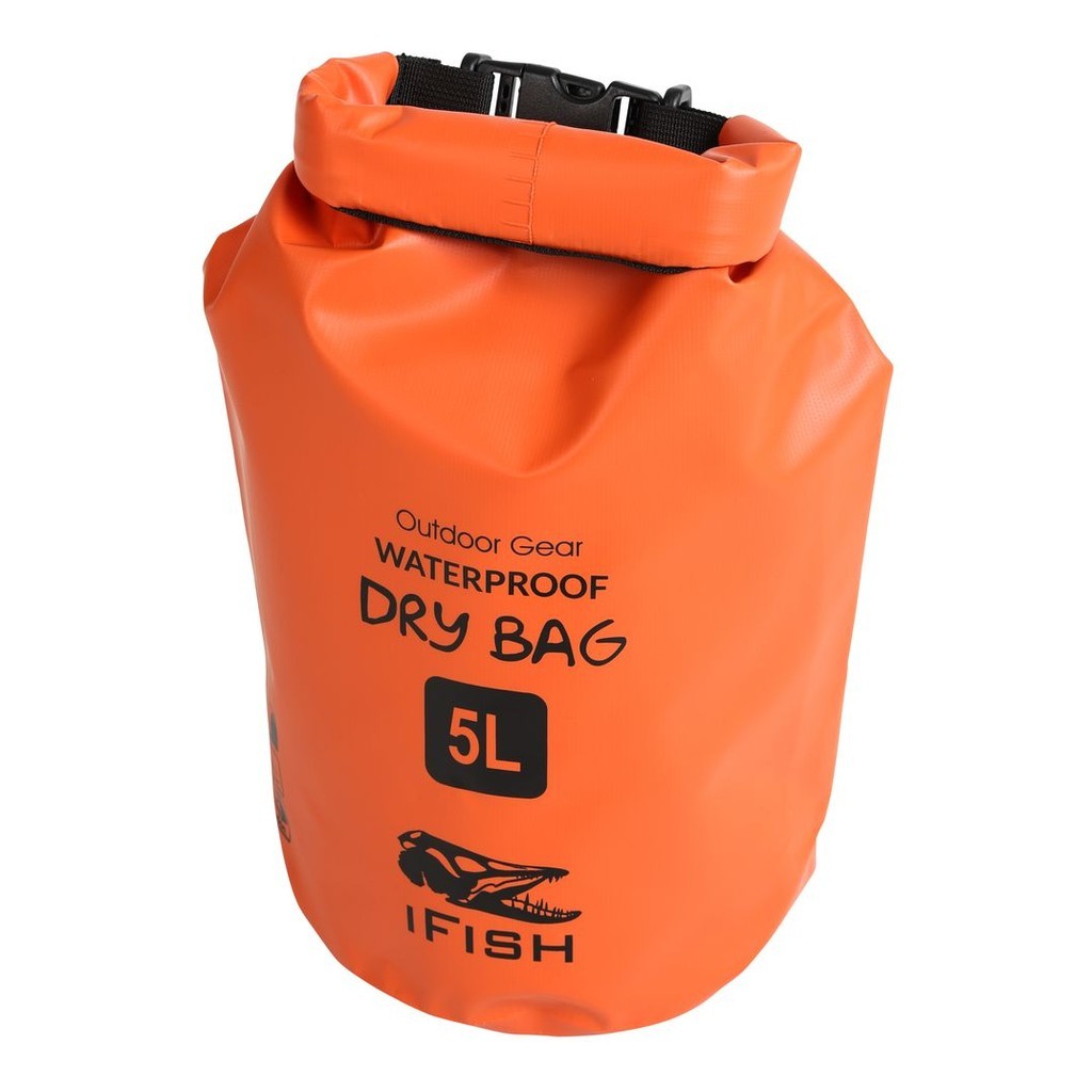 IFISH Dry Bag 5L Orange i gruppen Oppbevaring / Vanntette Bager hos Sportfiskeprylar.se (20266274)