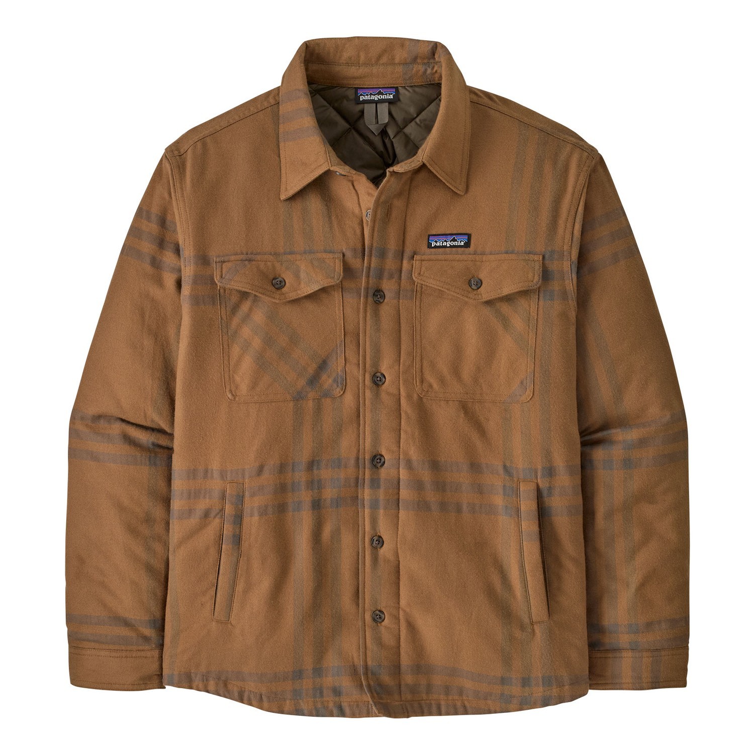 Patagonia M\'s LW Insulated Fjord Flannel Shirt DEBN i gruppen Klær Og Fottøy / Klær / Jakker / Skalljakke hos Sportfiskeprylar.se (20386-DEBN-Sr)