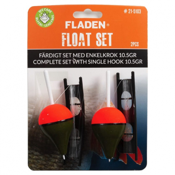 Fladen Slotted Bung Float Set 10.5g (2-pack) i gruppen Kroker Og Terminal Takkel / Dupper hos Sportfiskeprylar.se (21-5103)