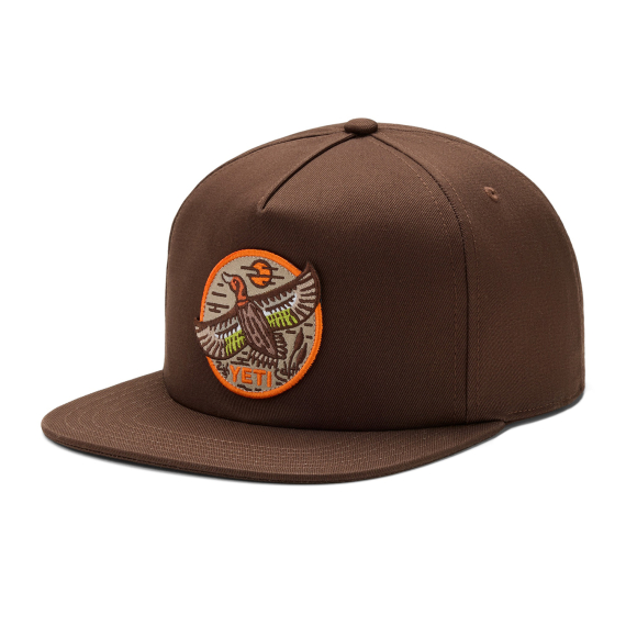 Yeti Bftw Duck Flat Brim Hat - Dark Brown i gruppen Klær Og Fottøy / Caps Og Annet Hodeplagg / Caps / Caps hos Sportfiskeprylar.se (21023007885)