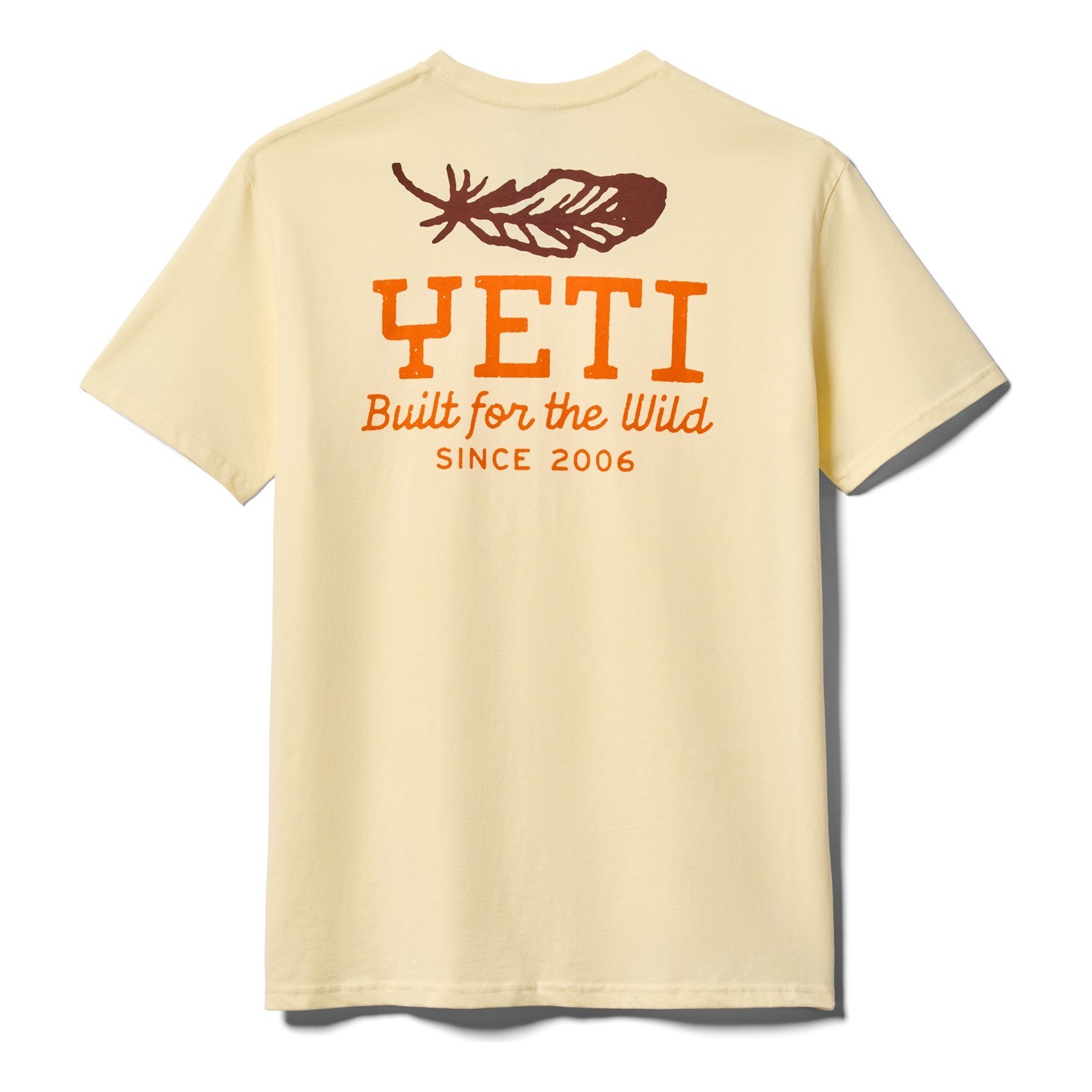 Yeti Feather SST T-Shirt, Butter i gruppen Klær Og Fottøy / Klær / T-Skjorte hos Sportfiskeprylar.se (21023008788r)