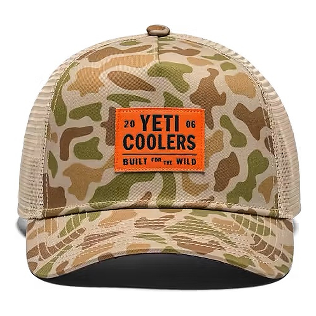 Yeti Coolers Camo Trucker Hat i gruppen Klær Og Fottøy / Caps Og Annet Hodeplagg / Caps / Trucker Caps hos Sportfiskeprylar.se (21023008809)
