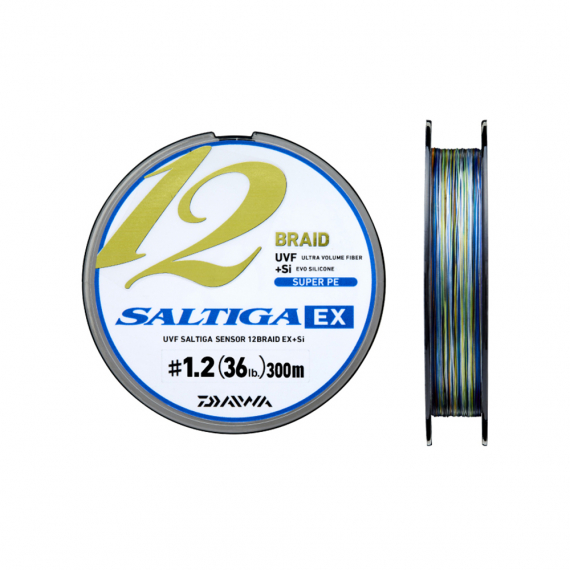 Daiwa Saltiga 12 Braid 2019 Multi Color 300m i gruppen Snører / Multifilament hos Sportfiskeprylar.se (210580r)