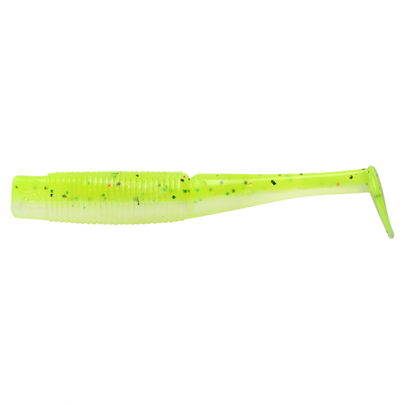 Daiwa Bait Junkie Minnow 3.2\'\', 8cm (6-pack) - Yuzu UV i gruppen Sluker / Softbaits / Abbor Softbaits Og Gjørs Softbaits hos Sportfiskeprylar.se (216070)