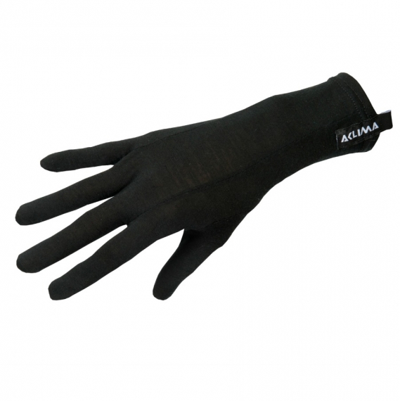 Lightwool Liner Gloves Unisex Jet Black, Large i gruppen Klær Og Fottøy / Klær / Hansker hos Sportfiskeprylar.se (217523001-06)