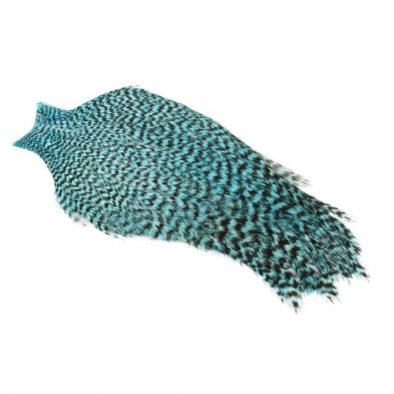 Whiting Freshwater Streamer Cape - Grizzly dyed Silver Dr Blue i gruppen Kroker Og Terminal Takkel / Flue Binding / Fluebindingsmateriale / Fjær Og Nakke / Hackle hos Sportfiskeprylar.se (21801157)