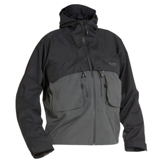 Fladen Authentic Wading Jacket 2.0 Grey/Black i gruppen Klær Og Fottøy / Klær / Jakker / Vadejakke hos Sportfiskeprylar.se (22-8268-Sr)