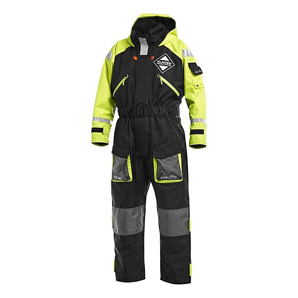 Fladen flotation suit 845XY Black/Yellow i gruppen Klær Og Fottøy / Flytebekledning / Flytedress hos Sportfiskeprylar.se (22-845XYr)