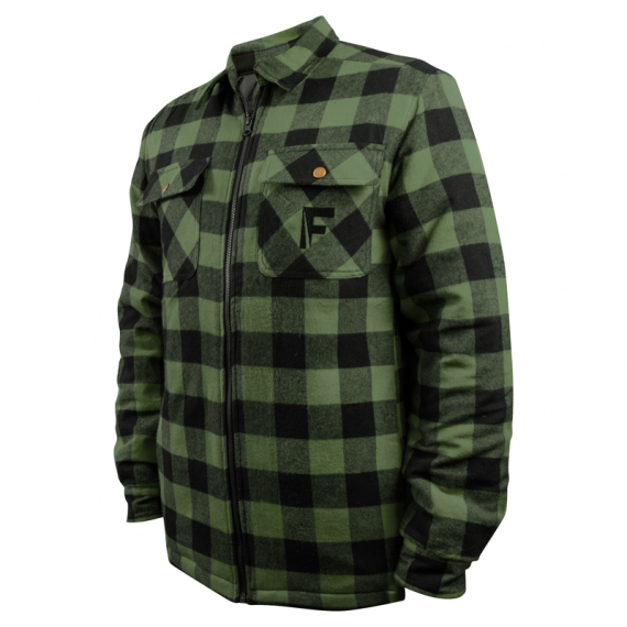 Fladen Forest Insulated Shirt Green/Black i gruppen Klær Og Fottøy / Klær / Skjorter hos Sportfiskeprylar.se (22-84842-Sr)